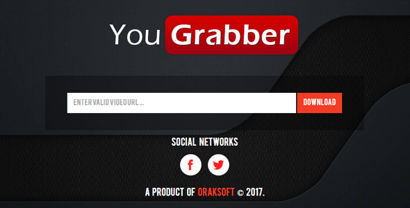 YouGrabber v1.0 - Premium YouTube Downloader & YouTube to MP3 Script » Premium Scripts, Plugins & Mobile