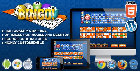 Bingo! - HTML5 Gambling Game &raquo; Premium Scripts, Plugins &amp; Mobile