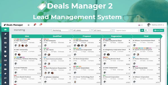 Deals Manager 2 CRM » Premium Scripts, Plugins & Mobile