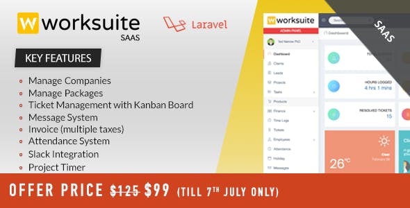 Worksuite Saas v2.5.8 - Project Management System - nulled » Premium Scripts, Plugins & Mobile