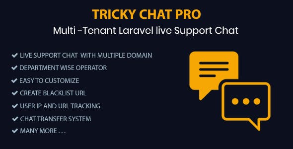 Tricky Chat Pro - Multi Tenant Live Support Chat » Premium Scripts, Plugins & Mobile
