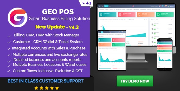 Geo POS v4.3 b79 - Point of Sale, Billing and Stock Manager Application &raquo; Premium Scripts, Plugins &amp; Mobile