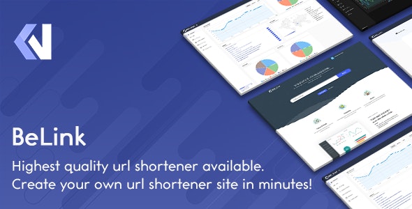 BeLink v1.0.5 - Ultimate URL Shortener » Premium Scripts, Plugins & Mobile