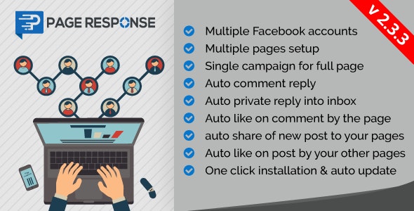 PageResponse - A EZ Inboxer Add-On : Auto Comment/Private Reply & Like/Share For Full Facebook Page » Premium Scripts, Plugins & Mobile