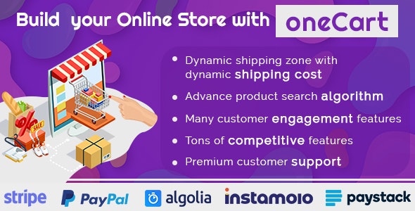 oneCart v1.0.1 - eCommerce Software - Online Store Solution » Premium Scripts, Plugins & Mobile