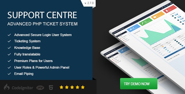 Support Centre v2.7.0 - Advanced PHP Ticket System » Premium Scripts, Plugins & Mobile