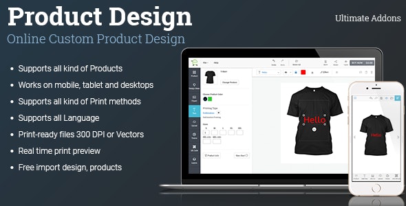 Ultimate Addons for Custom Product Designer (WooCommerce, Opencart, Prestashop) v1.12.0 &raquo; Premium Scripts, Plugins &amp; Mobile