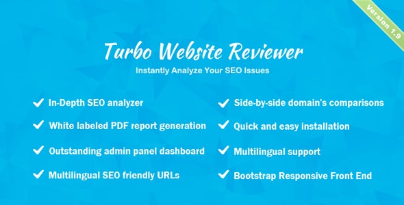 Turbo Website Reviewer v1.9 - In-depth SEO Analysis Tool &raquo; Premium Scripts, Plugins &amp; Mobile