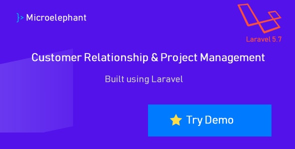Microelephant - CRM & Project Management System built with Laravel » Premium Scripts, Plugins & Mobile