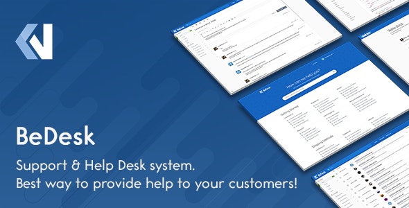 BeDesk v1.3.6 - Customer Support Software & Helpdesk Ticketing System » Premium Scripts, Plugins & Mobile