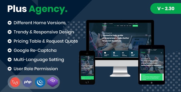 PlusAgency v2.30 - Business Agency CMS & Website Management System » Premium Scripts, Plugins & Mobile