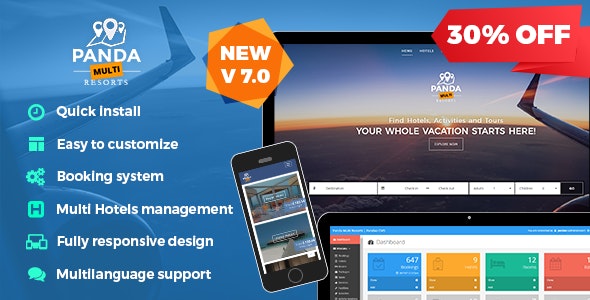 Panda Multi Resorts v7.2.0 - Booking CMS for Multi Hotels &raquo; Premium Scripts, Plugins &amp; Mobile