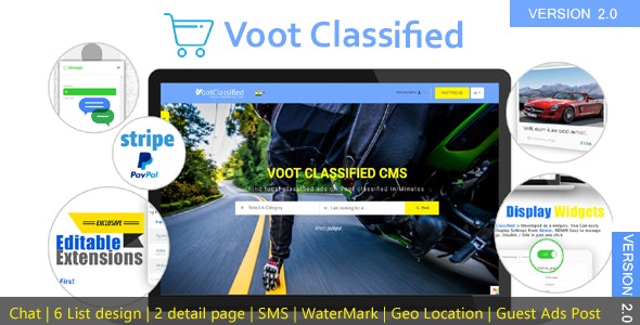 Voot Classified v2.3 - Classified Ads CMS &raquo; Premium Scripts, Plugins &amp; Mobile