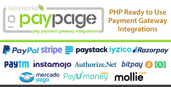 PayPage v2.0.0 - PHP ready to use Payment Gateway Integrations » Premium Scripts, Plugins & Mobile