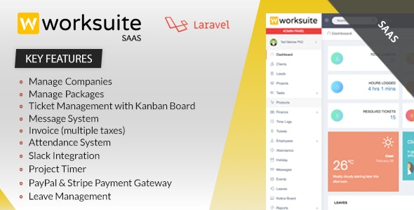 Worksuite Saas v3.6.1- Project Management System - nulled » Premium Scripts, Plugins & Mobile