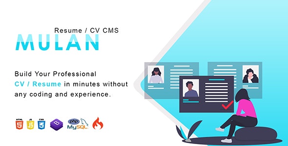 Mulan v2.4 - Resume / CV CMS » Premium Scripts, Plugins & Mobile