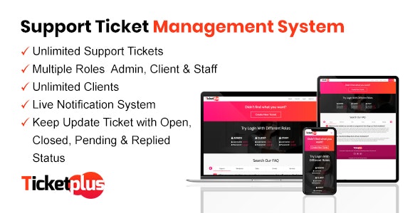 TicketPlus - Support Ticket Management System » Premium Scripts, Plugins & Mobile