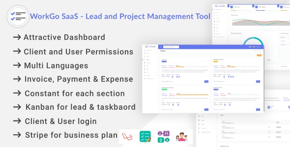 WorkGo SaaS - Lead and Project Management Tool » Premium Scripts, Plugins & Mobile