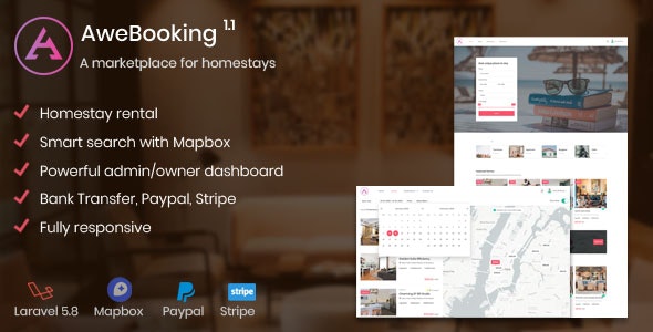 AweBooking v1.3.4 - A marketplace for homestays &raquo; Premium Scripts, Plugins &amp; Mobile