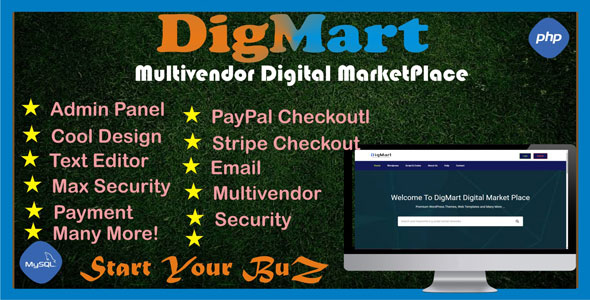 DigMart - Multivendor Digital MarketPlace PHP » Premium Scripts, Plugins & Mobile
