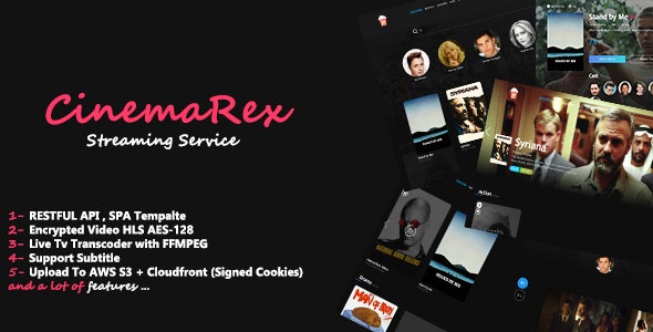 CinemaRex v1.4.9 - Streaming Service &raquo; Premium Scripts, Plugins &amp; Mobile
