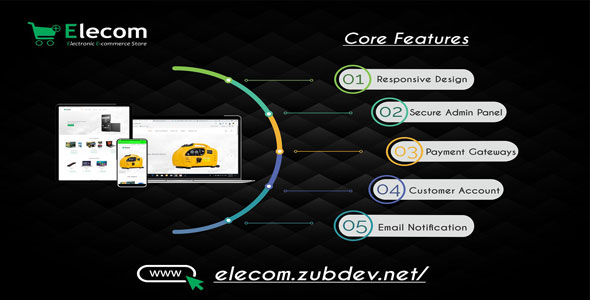 Elecom v1.0 - Electronic E-commerce Store PHP Script » Premium Scripts, Plugins & Mobile