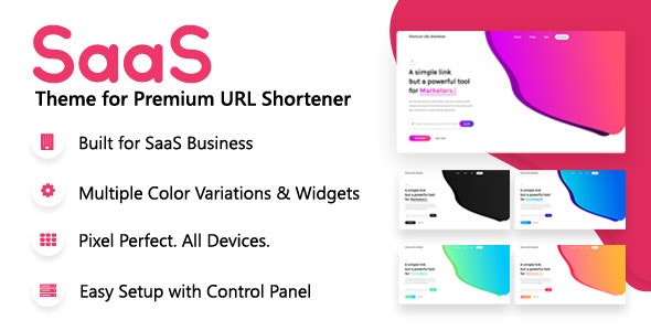 SaaS Theme for Premium URL Shortener v4.1 » Premium Scripts, Plugins & Mobile