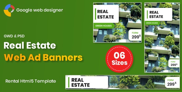 Real Estate Banners Google Web Designer v1.0 &raquo; Premium Scripts, Plugins &amp; Mobile