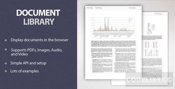Document Library v1.0 » Premium Scripts, Plugins & Mobile