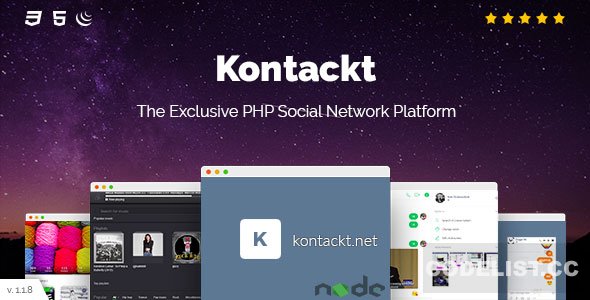 Kontackt v1.19 - The Exclusive PHP Social Network Platform - nulled » Premium Scripts, Plugins & Mobile