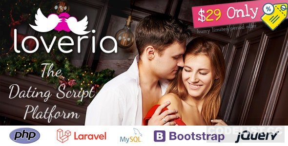Loveria v1.2.15 - The Ultimate & Awesome Laravel PHP Dating Platform » Premium Scripts, Plugins & Mobile