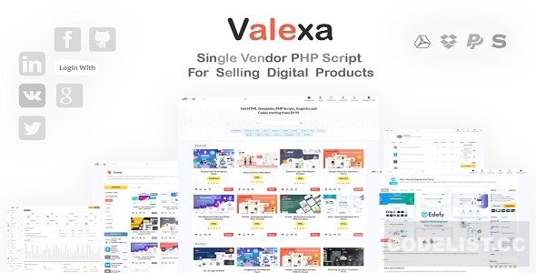Valexa v1.2.1 - PHP Script For Selling Digital Products And Digital Downloads » Premium Scripts, Plugins & Mobile