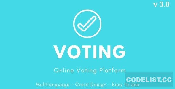 Voting v3.0 - Online Voting Platform » Premium Scripts, Plugins & Mobile