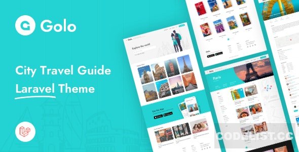 Golo v1.1.3 - City Travel Guide Laravel Theme » Premium Scripts, Plugins & Mobile