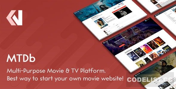 MTDb v3.2.1 - Ultimate Movie & TV Database » Premium Scripts, Plugins & Mobile