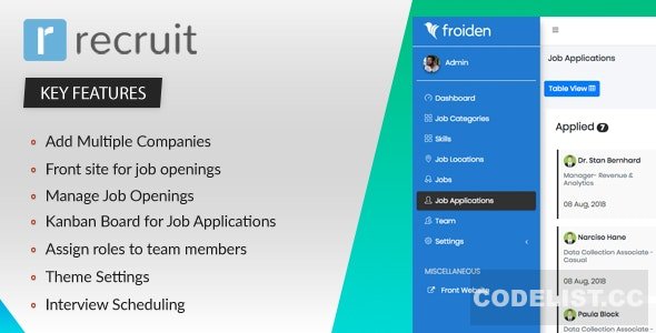 Recruit v2.3.8 - Recruitment Manager - nulled &raquo; Premium Scripts, Plugins &amp; Mobile