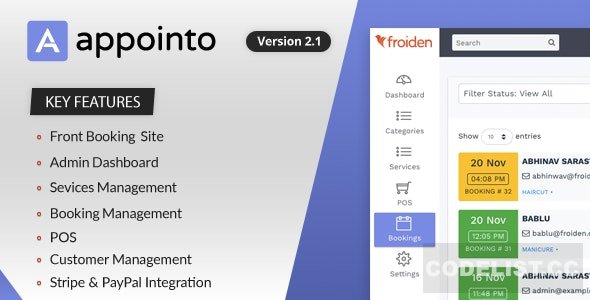 Appointo v2.2.5 - Booking Management System » Premium Scripts, Plugins & Mobile