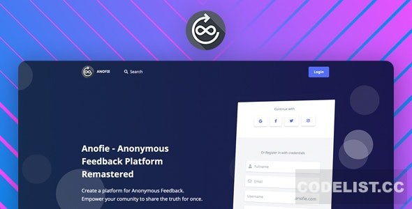 Anofie Pro v1.0.2 - Anonymous Feedback System Remastered » Premium Scripts, Plugins & Mobile