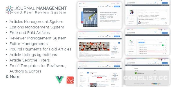 Journal Management and Peer Review System v1.1 » Premium Scripts, Plugins & Mobile