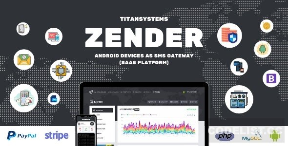 Zender v1.0 - Android Mobile Devices as SMS Gateway (SaaS Platform) &raquo; Premium Scripts, Plugins &amp; Mobile