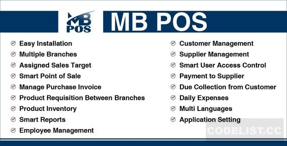 MB POS v1.1 - Inventory & Stock Management System » Premium Scripts, Plugins & Mobile