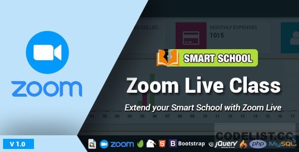 Smart School Zoom Live Class v1.0 » Premium Scripts, Plugins & Mobile