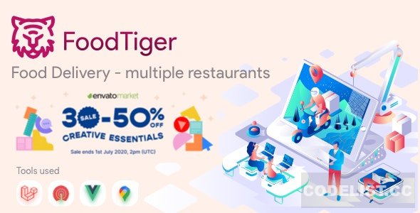 FoodTiger v1.3.0 - Food delivery - Multiple Restaurants » Premium Scripts, Plugins & Mobile