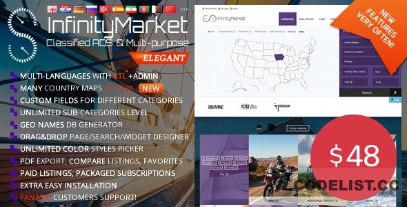 Infinity Market v1.6.6 - Classified Ads Script » Premium Scripts, Plugins & Mobile