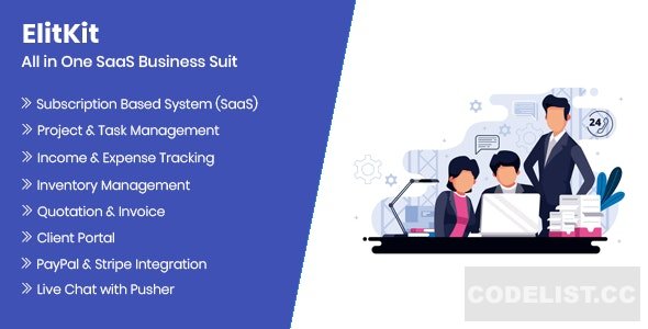 ElitKit v1.6.1 - All In One SaaS Business Suit » Premium Scripts, Plugins & Mobile