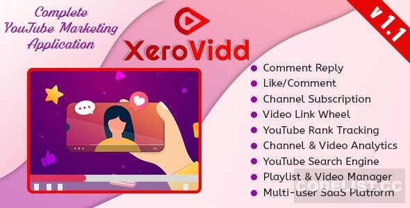 XeroVidd v1.1 - Complete YouTube Marketing Application (SaaS Platform) » Premium Scripts, Plugins & Mobile