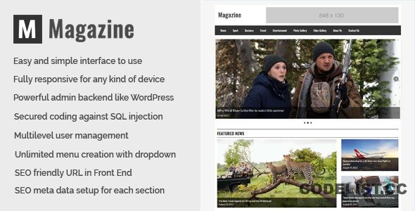 Magazine v1.0 - Online News and Magazine CMS &raquo; Premium Scripts, Plugins &amp; Mobile