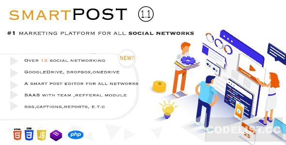 Smart Post v1.3 - Social Marketing Tool - nulled » Premium Scripts, Plugins & Mobile