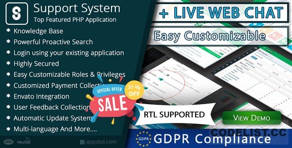 Best Support System v2.2.2 - Live Web Chat & Client Support Desk & Support Ticket Help Centre &raquo; Premium Scripts, Plugins &amp; Mobile