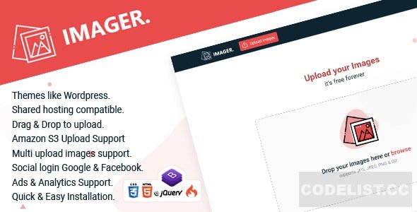 Imager v1.0 - Simple Image Hosting Script » Premium Scripts, Plugins & Mobile